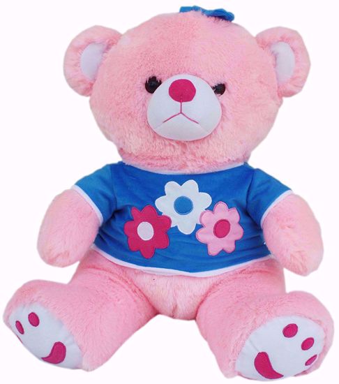 blue and pink teddy bears