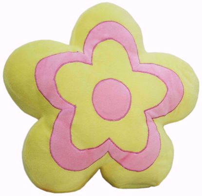 Baby Stuffed Toys Pillow Flower Yellow and Pink ,floral cushions online